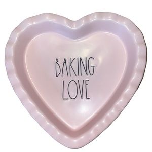 Rae Dunn BAKING LOVE Pie Plate